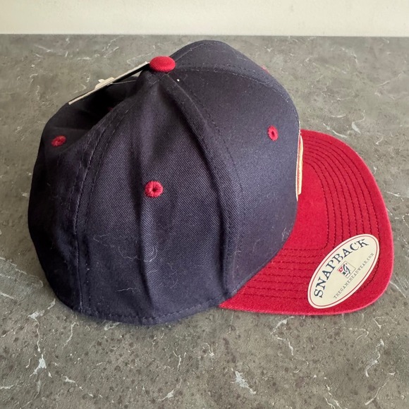 The Game Headwear Snapback Hat Cap Navy Blue Red Baseball - Picture 2 of 6